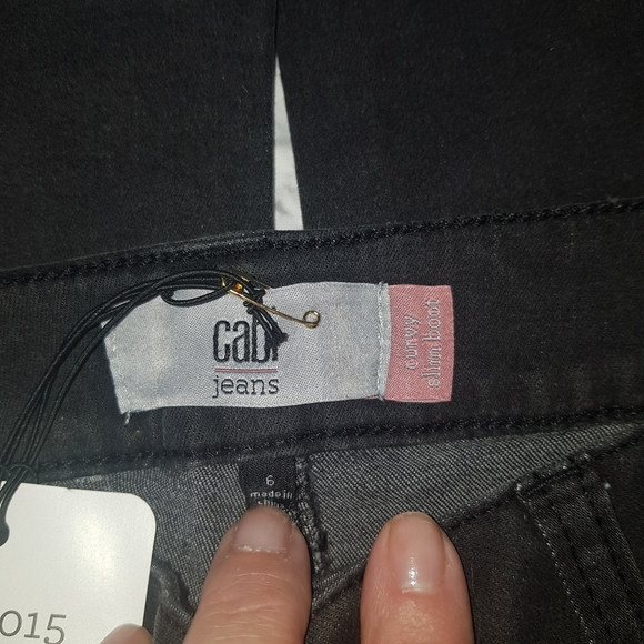 CAbi NWT #3043 Curvy Slim Boot Denim Jean - Picture 5 of 7